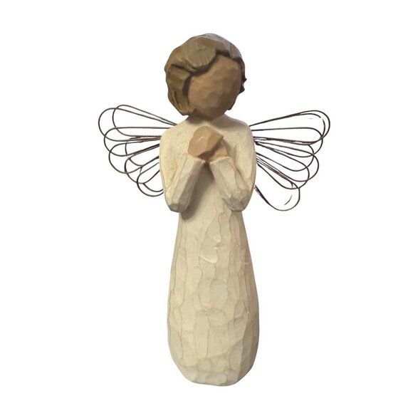 Angel of Wishes Figurine by Willow Tree - May You Always Hold on to Your Dreams - Picture 1 of 4